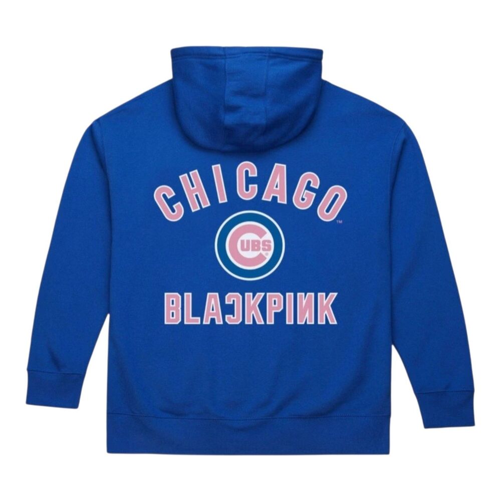Chicago Cubs Mitchell & Ness x BLACKPINK Royal Pullover Hoodie XL